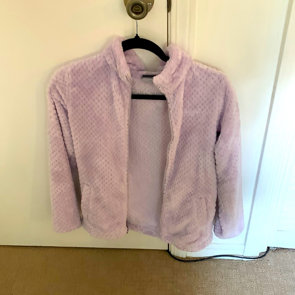 Women’s Columbia Purple Zip-up Fleece